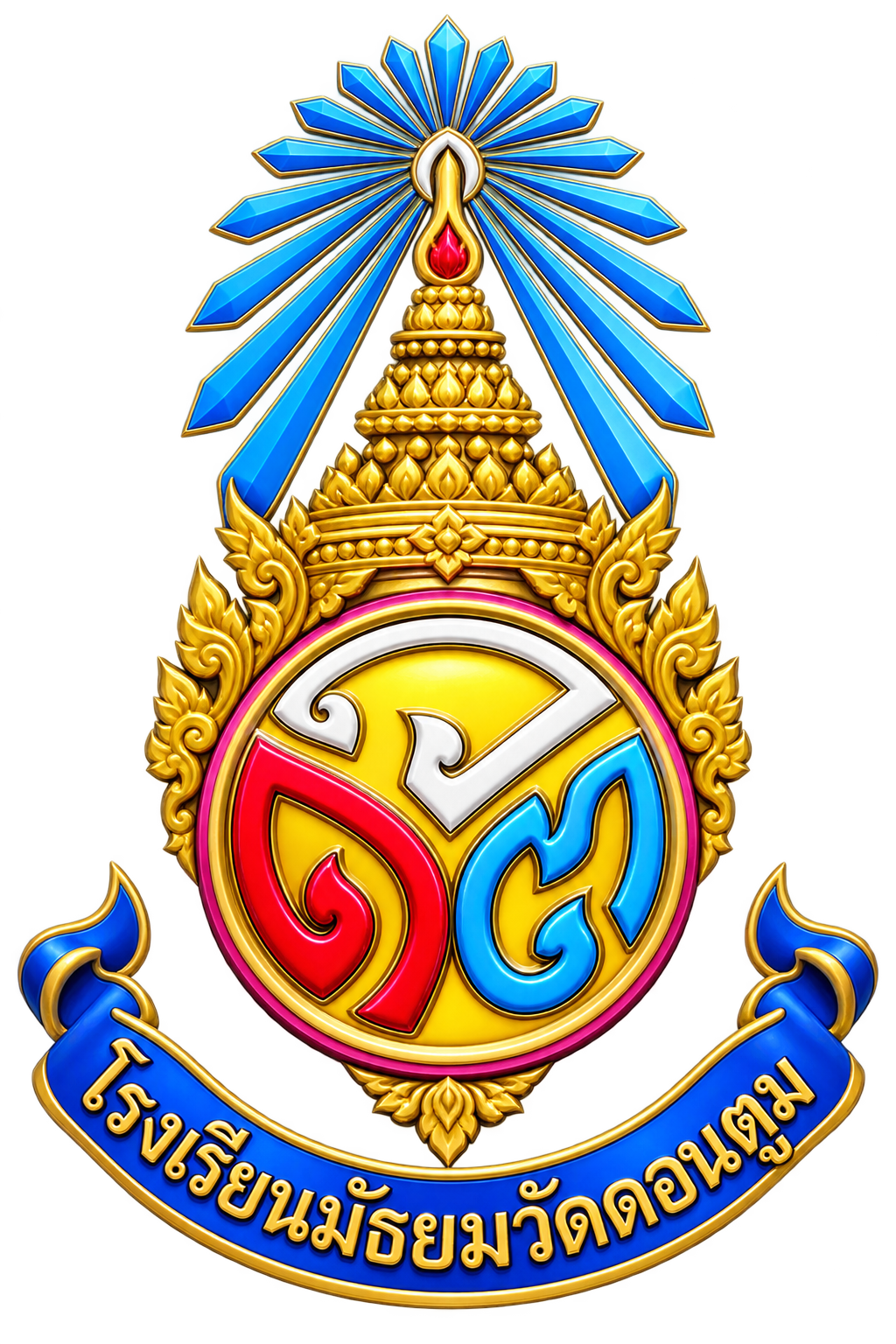 ตราสัญลักษณ์โรงเรียนมัธยมวัดดอนตูม